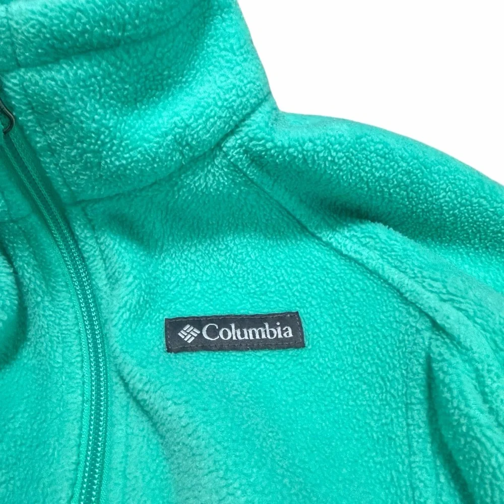 Columbia Girls Benton Springs‎ Full-Zip Fleece Jacket | Seafoam Green | Size XS